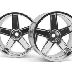 HPI HPI LP32 Wheel, MF Type, 6mm Offset, Chrome, (2pcs)
