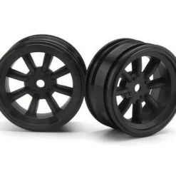 HPI HPI MX60 8 Spoke Wheel, Black, 3mm Offset, (2pcs)