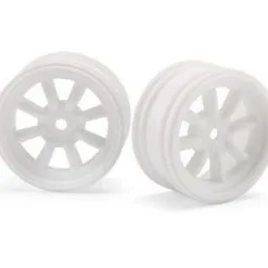 HPI HPI MX60 8 Spoke Wheel, White, 0mm Offset, (2pcs)