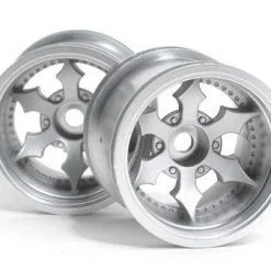 HPI HPI Spike Truck Wheel, Matte Chrome, (2pcs), N MT 2/N