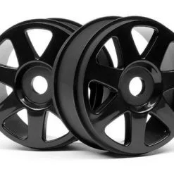 HPI HPI V7 1/8 Wheel, Black, 42X83mm (2pcs)