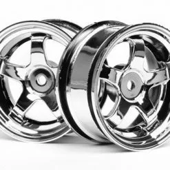HPI HPI Work Meister S1 Wheel, 26mm, Chrome, 3mm Offset