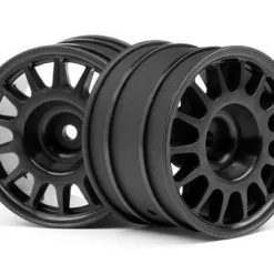 HPI HPI WR8 Rally Off-Road Wheel, Black, 48X33mm, (2pcs)